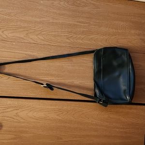 Dark green coach shoulder purse